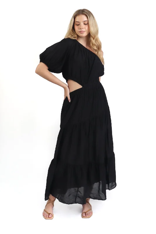 Christa Cutout Maxi Dress Chic Off-Shoulder Maxi Dress