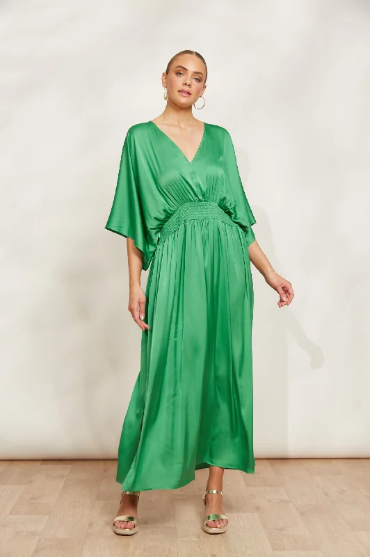 Elysian Maxi Dress - Emerald Comfortable T-Shirt Maxi Dress