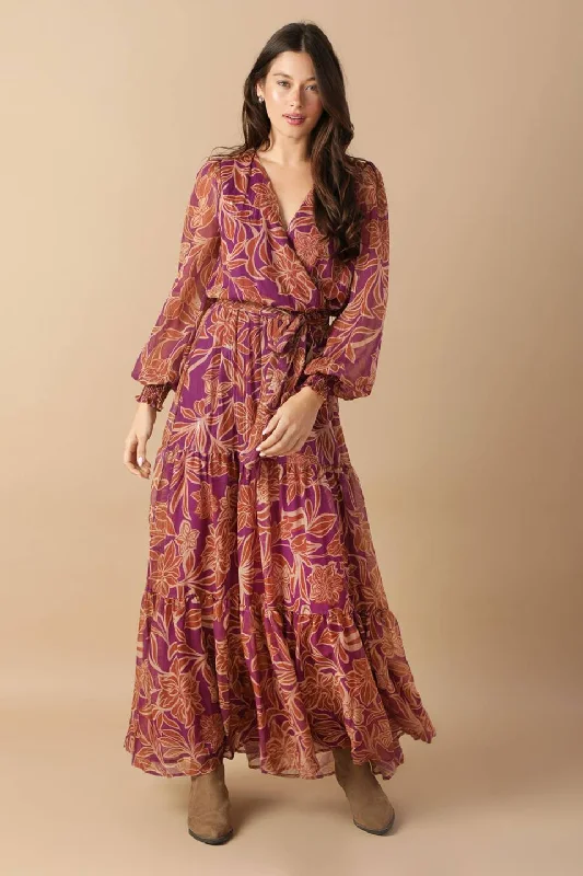 URBAN ELEGANCE WOVEN MAXI DRESS Fashionable High-Low Maxi Dress