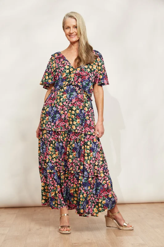 La Mer Maxi Dress - Blume Elegant Silk Maxi Dress