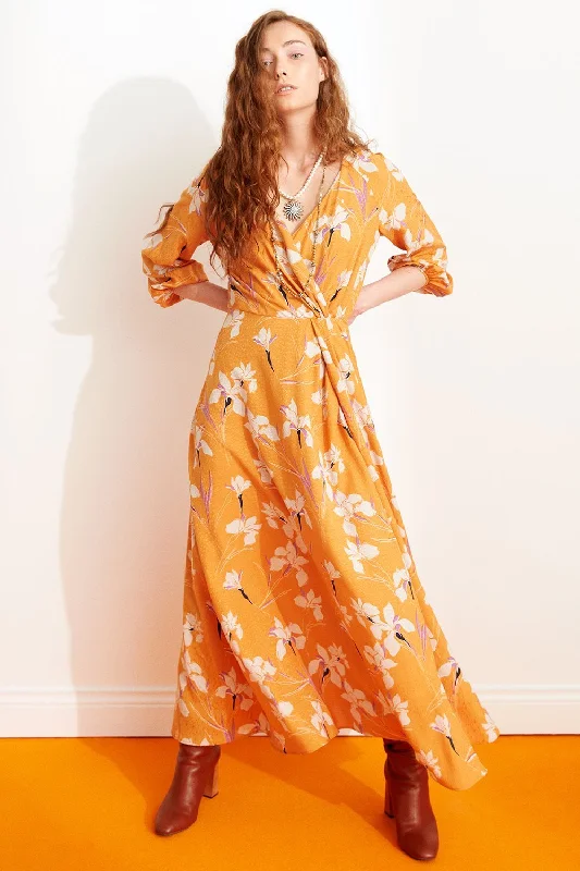 Paul Maxi Dress Elegant Floral Maxi Dress