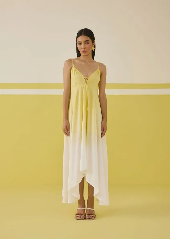 Sunshine Sea  Maxi Dress Fashionable Asymmetrical Maxi Dress