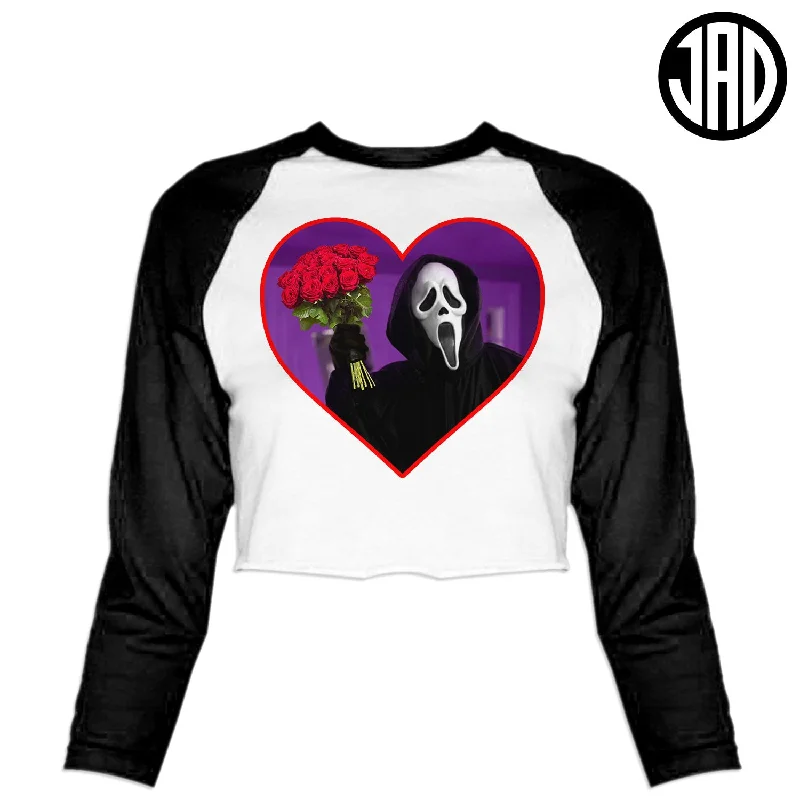 Don't Hang Up On Me - Women's Cropped Baseball Tee Oversized T-Shirt Spandex breathable Don't Hang Up On Me - Women's Cropped Baseball Tee Oversized T-Shirt Spandex breathable