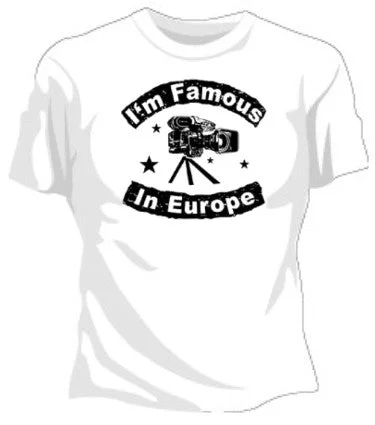 Famous In Europe Girls T-Shirt Spandex Blend Rayon Blend Denim Blend