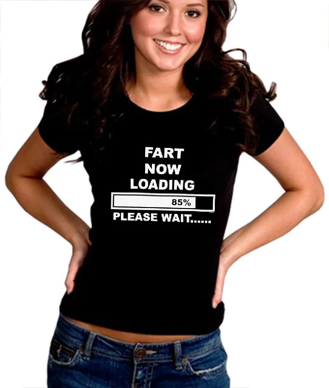 Fart Loading Girl's T-Shirt Thin T-Shirt Open Front Quick Dry