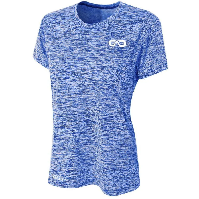 Galaxy DRY-FIT Womens Performance Tee (Royal Blue) Anti-Shrink Durable Soft