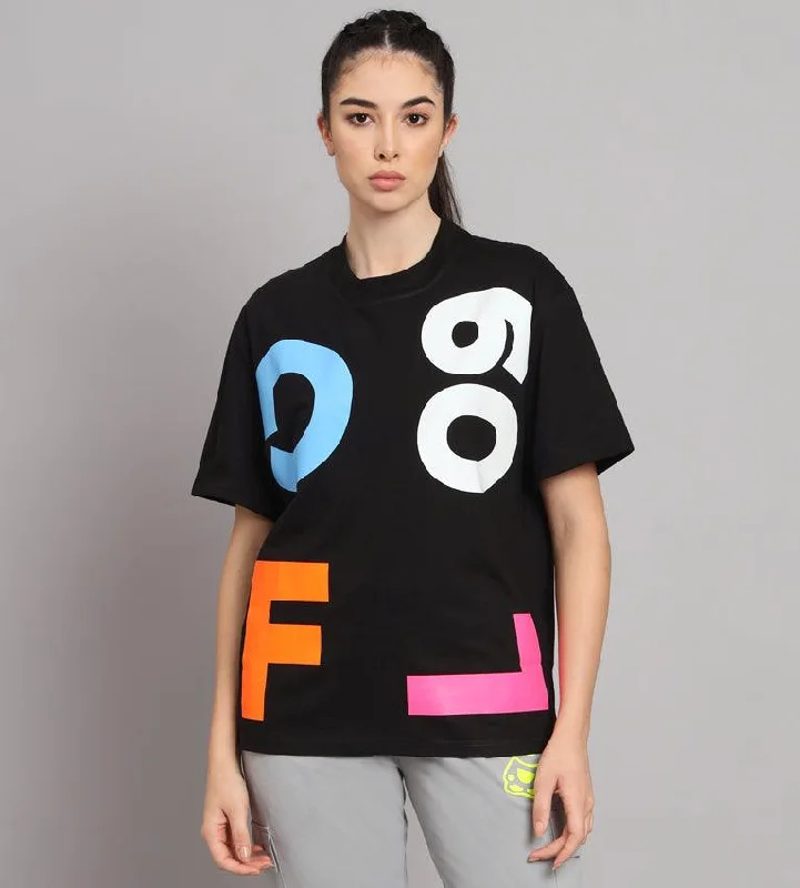 GFL09 Oversized T-shirt Elasticated Padded Insulated