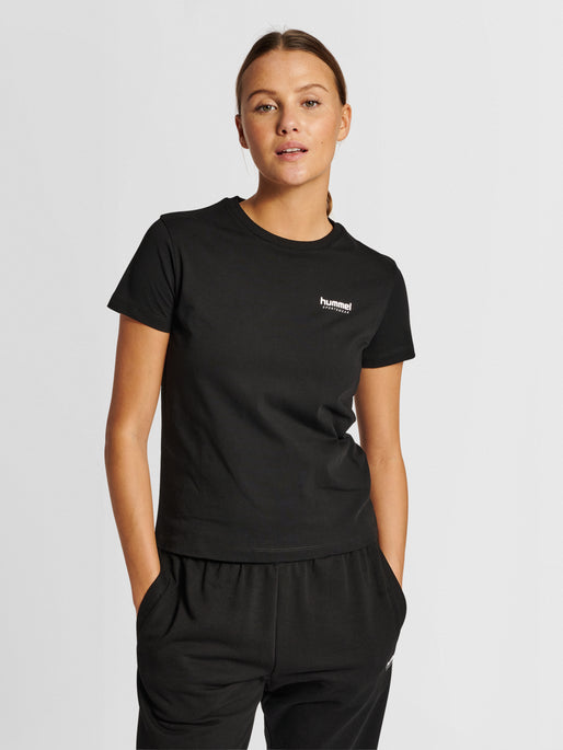 Hummel Women's LGC Kristy Short T-Shirt Welt Pockets Slit Pockets