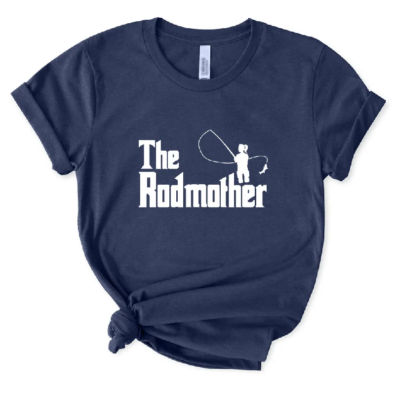 The Rodmother T-Shirt for Women Hooded Caped Shawl Collar