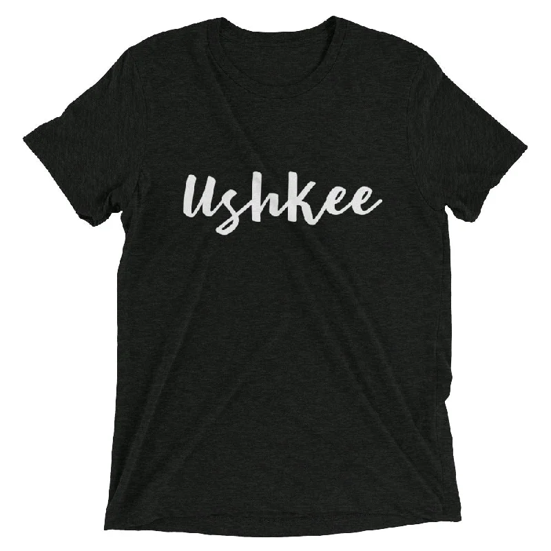 Ushkee Short sleeve t-shirt Graphic T-Shirt Round Neck Polyester