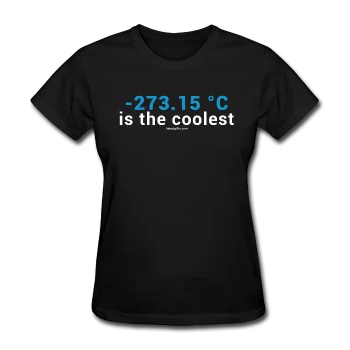 "-273.15 ºC is the Coolest" (white) - Women's T-Shirt Oversized T-Shirt Spandex breathable