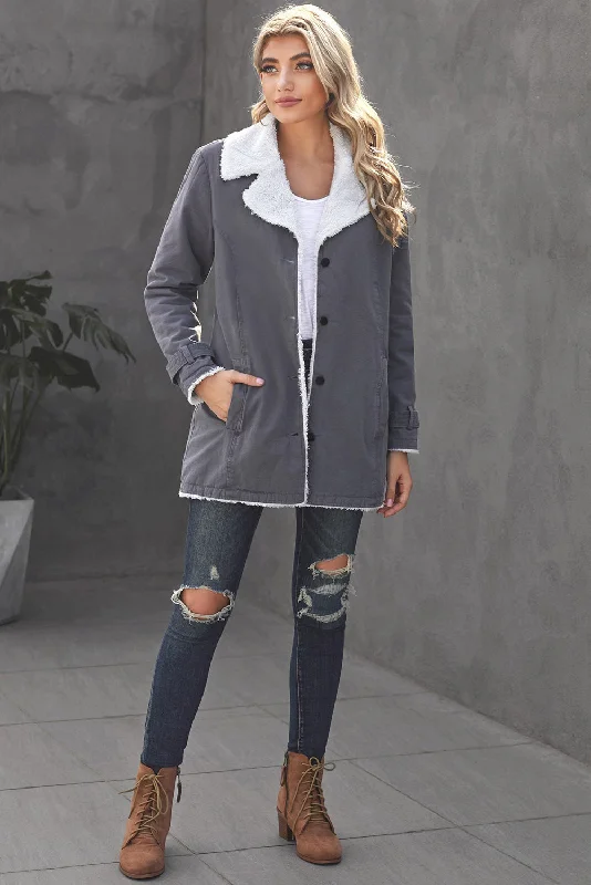 Comfy Denim Jacket for Cold Weather Lace Jacket Ribbed Jacket Sequined Jacket