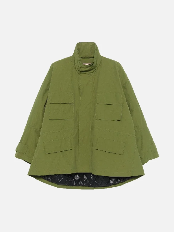 Lightweight Cargo Jacket in Guacamole Fitted Jacket Loose Jacket Oversized Jacket