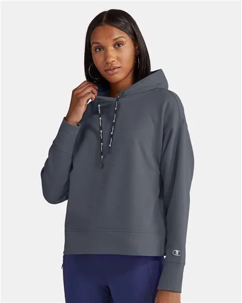 Champion CHP100 Women's Sport Hooded Sweatshirt - Stealth Hoodie with Hem Drawcord Adjustable Customizable