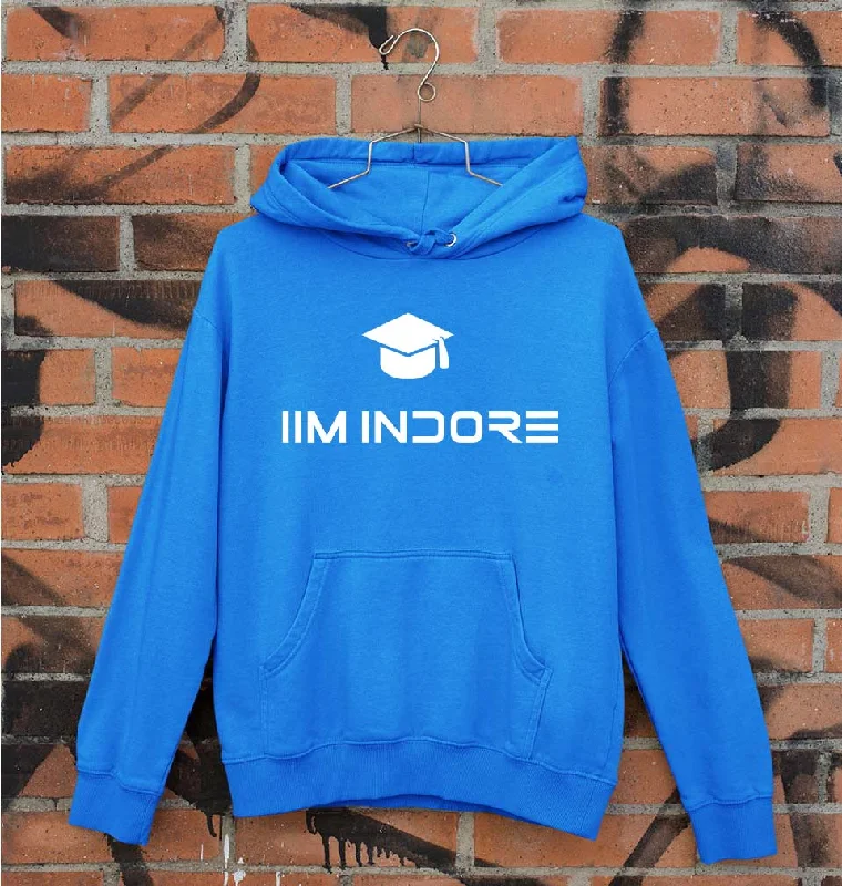 IIM I Indore Unisex Hoodie for Men/Women Hoodie with Stripes Bold Sporty