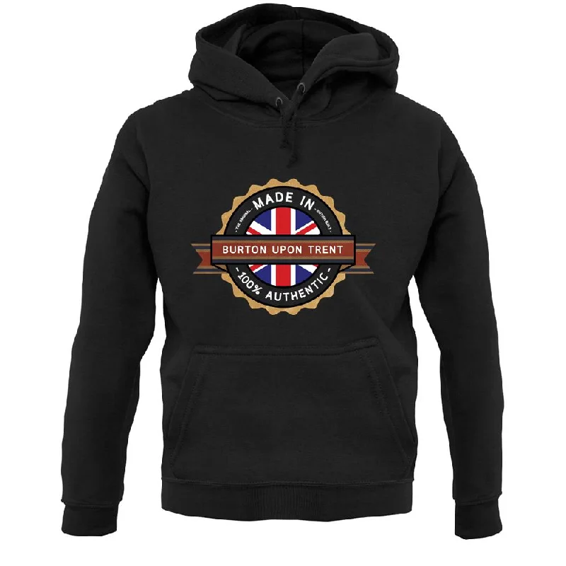 Made In Burton Upon Trent 100% Authentic Unisex Hoodie Hoodie with Hood Adjustable Protection Made In Burton Upon Trent 100% Authentic Unisex Hoodie Hoodie with Hood Adjustable Protection