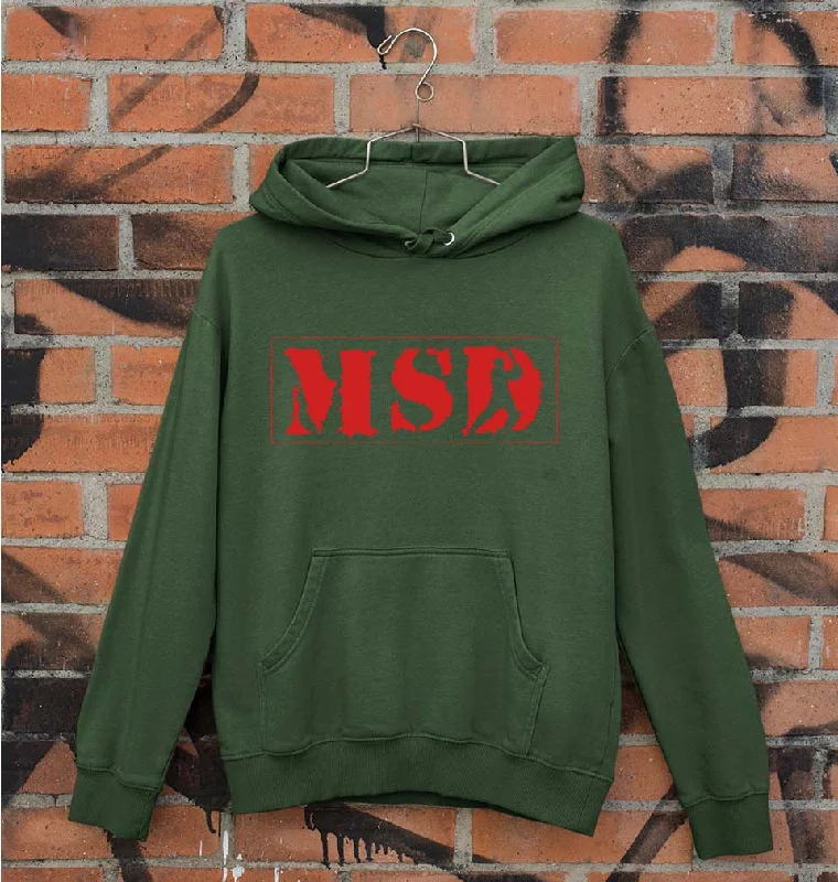 MS Dhoni (MSD) Unisex Hoodie for Men/Women Hoodie Jacket Zipper Layering