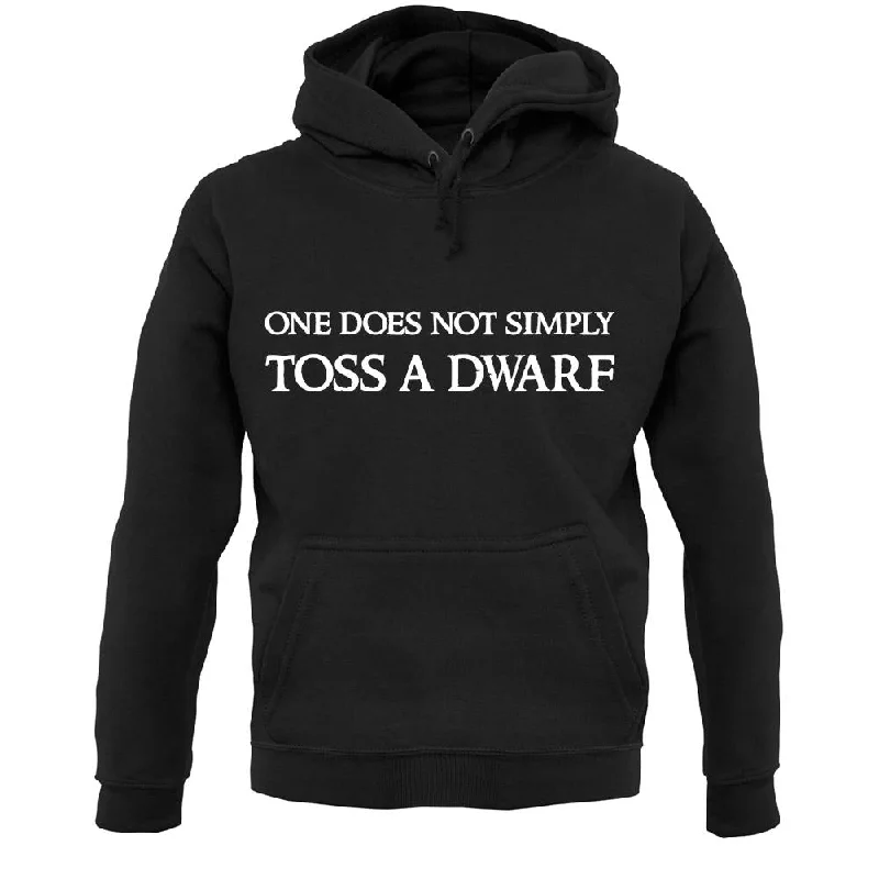 One Does Not Simply Toss A Dwarf Unisex Hoodie Hoodie with Illustration Artistic Creative One Does Not Simply Toss A Dwarf Unisex Hoodie Hoodie with Illustration Artistic Creative