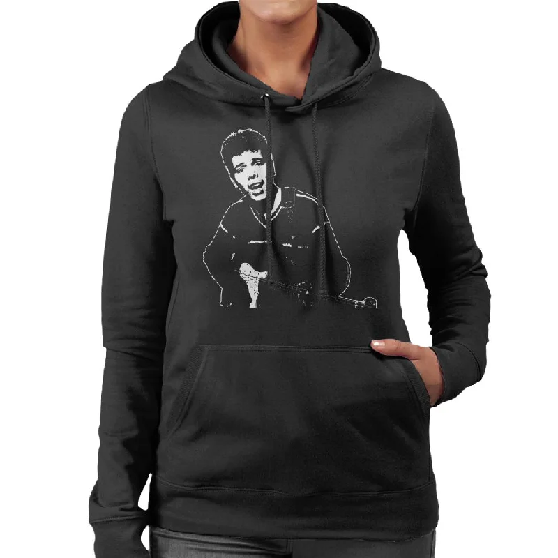 TV Times Cliff Richard Performing 1962 Women's Hooded Sweatshirt Hoodie with Slim Fit Tailored Modern