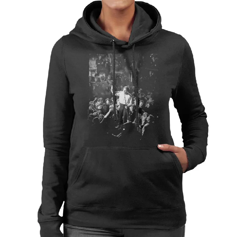 TV Times Jerry Lee Lewis Live Women's Hooded Sweatshirt Hoodie with Ribbed Neckline Snug Warm