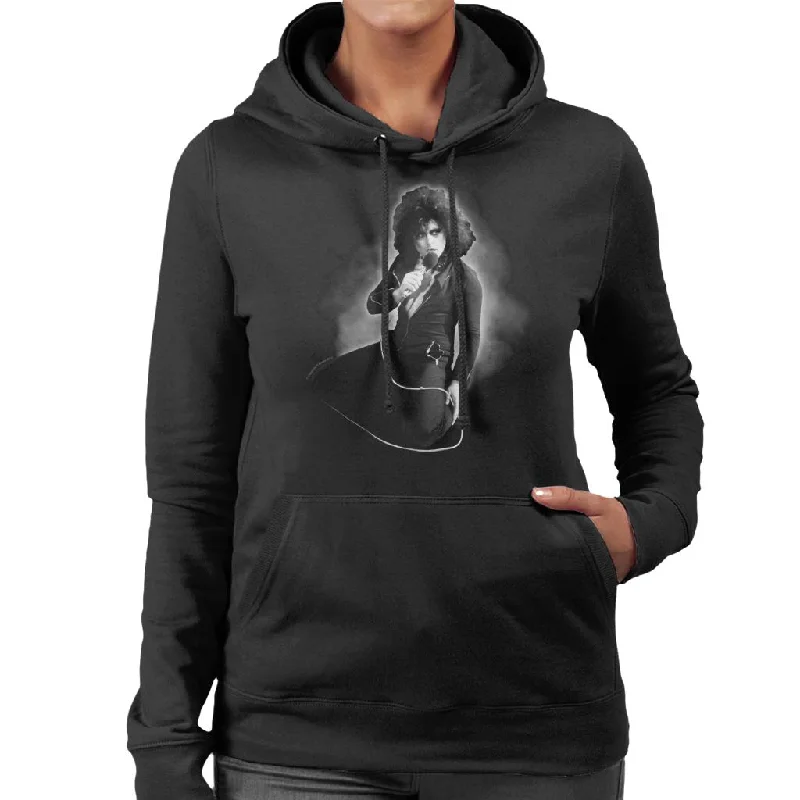 TV Times Marc Bolan Performing With T Rex On Supersonic Women's Hooded Sweatshirt Hoodie with Applique Textured Unique