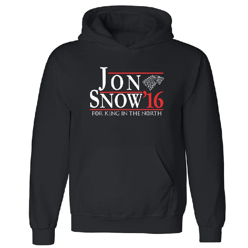 Zexpa Apparelâ„¢ Jon Snow King In The North Unisex Hoodie GOT Thronies Dragons Hooded Sweatshirt Hoodie Crop Top Short Trendy