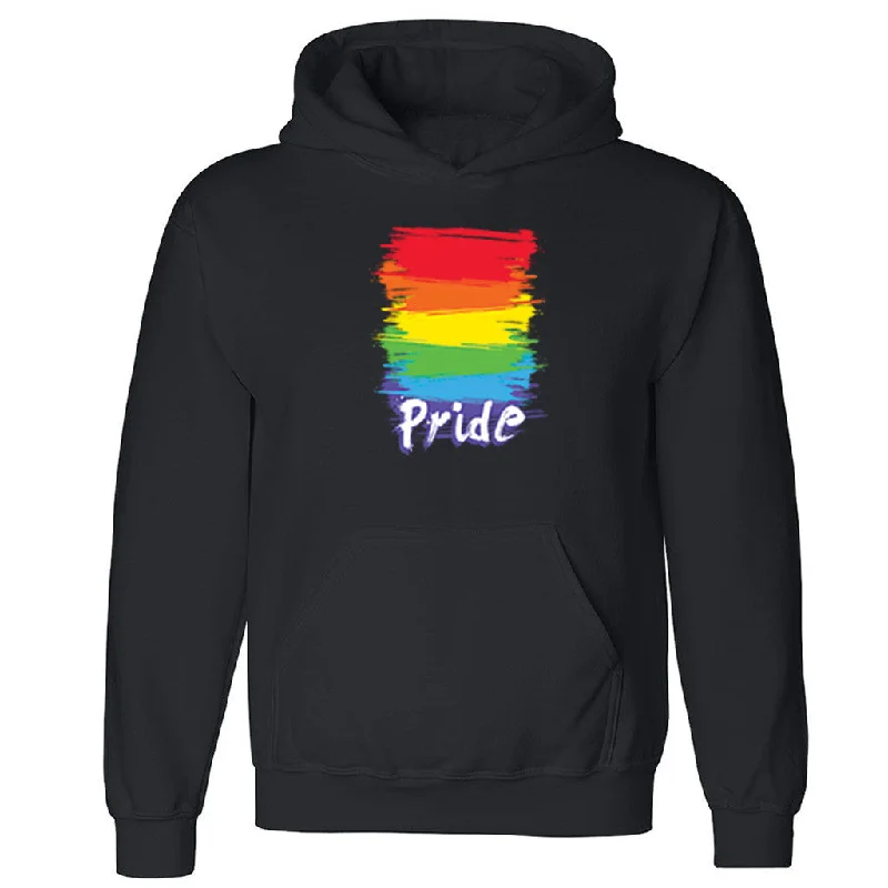 Zexpa Apparelâ„¢ Show Your Pride Rainbow Unisex Hoodie Gay Flag LGBT Love Wins  Hooded Sweatshirt Hoodie with Zipper Placket Modern Functional