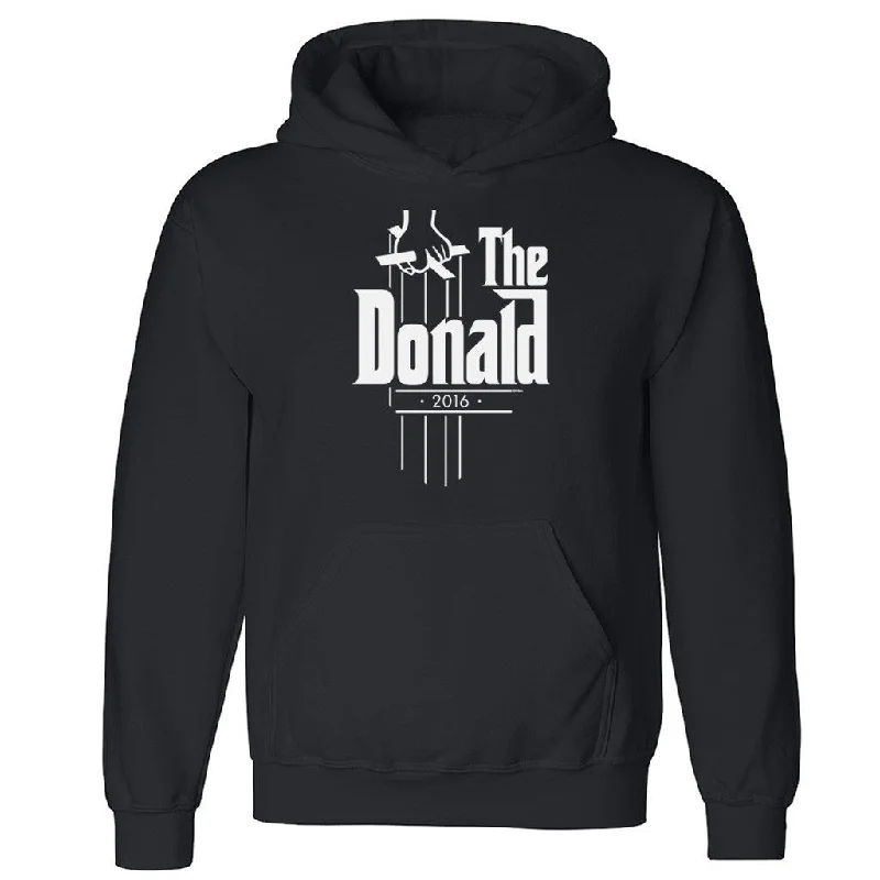 Zexpa Apparelâ„¢ The Donald Godfather Theme Unisex Hoodie Elections 2016 Vote Hooded Sweatshirt Oversized Hoodie Comfort Casual