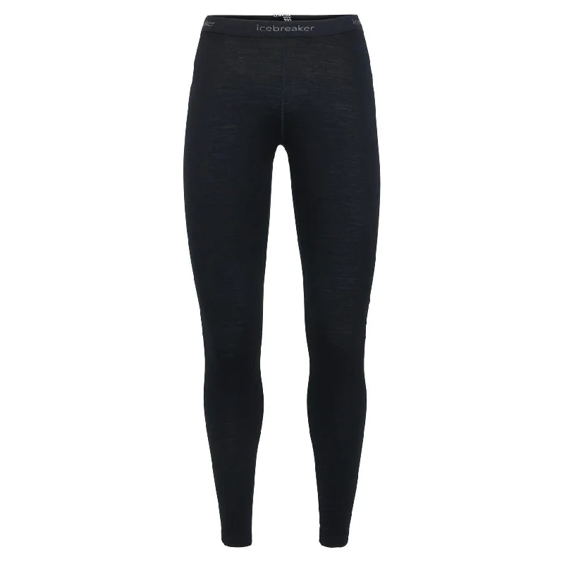 Icebreaker Womens Merino 200g Oasis Thermal Leggings Casual Slim-Fit Leggings