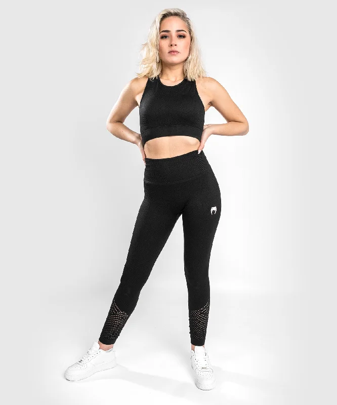 Leggings ⅞ Venum Sparring Seamless - Negro Comfortable Athletic Tights