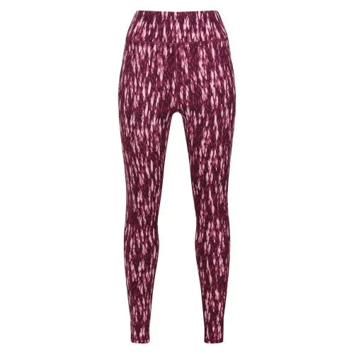 Regatta Womens/Ladies Holeen II Brushed Leggings Trendy Colorblock Print Leggings