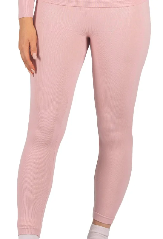 Seamless Thermal Leggings Classic Solid Color Leggings