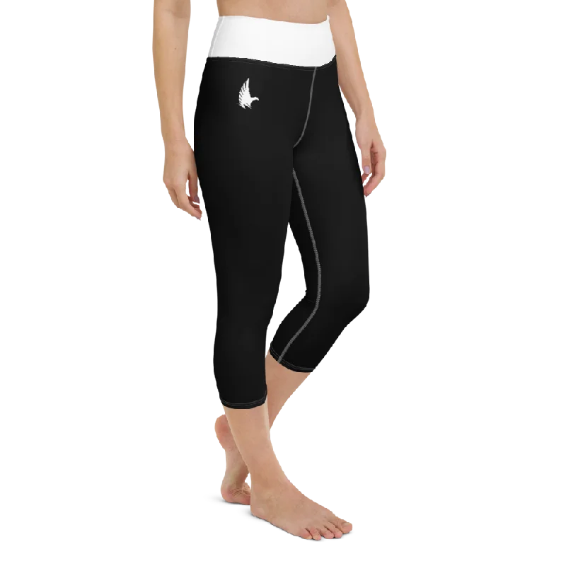 Classic Sports Capri Leggings Stylish Compression Fit Leggings