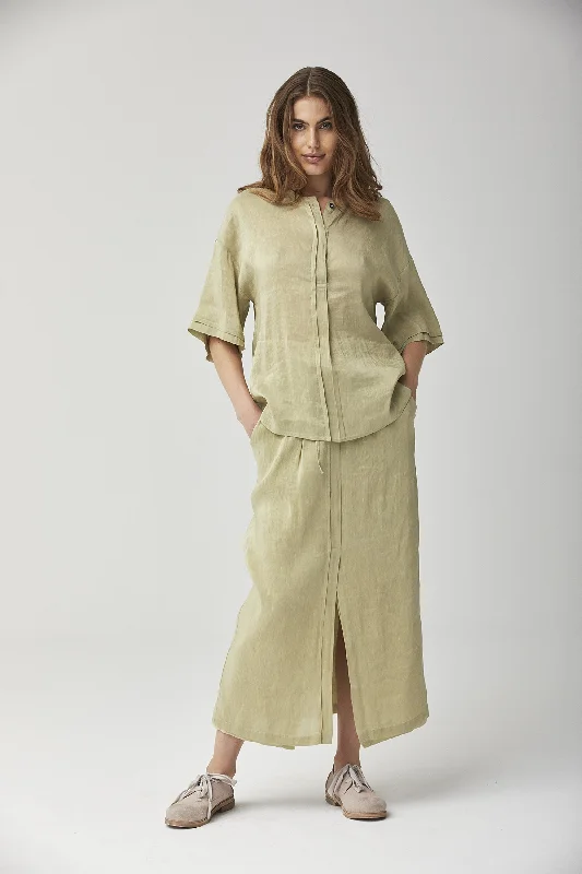 Linen Silk Skirt summer skirt style