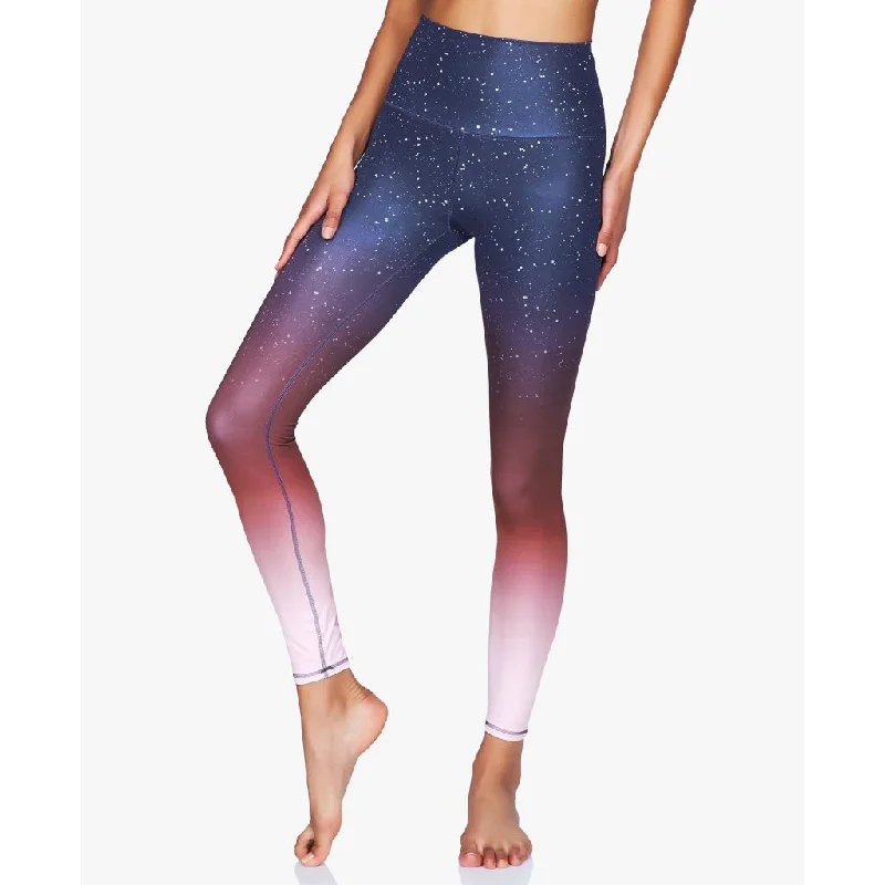 Moonchild Printed Leggings - Deep Shade Trendy Faux Suede Leggings