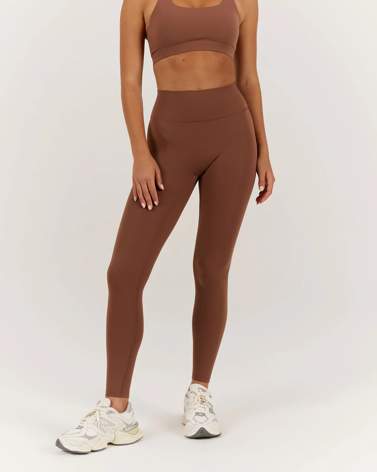 Muscle Republic | Luxe Leggings 28" - Toffee Casual Black Leggings