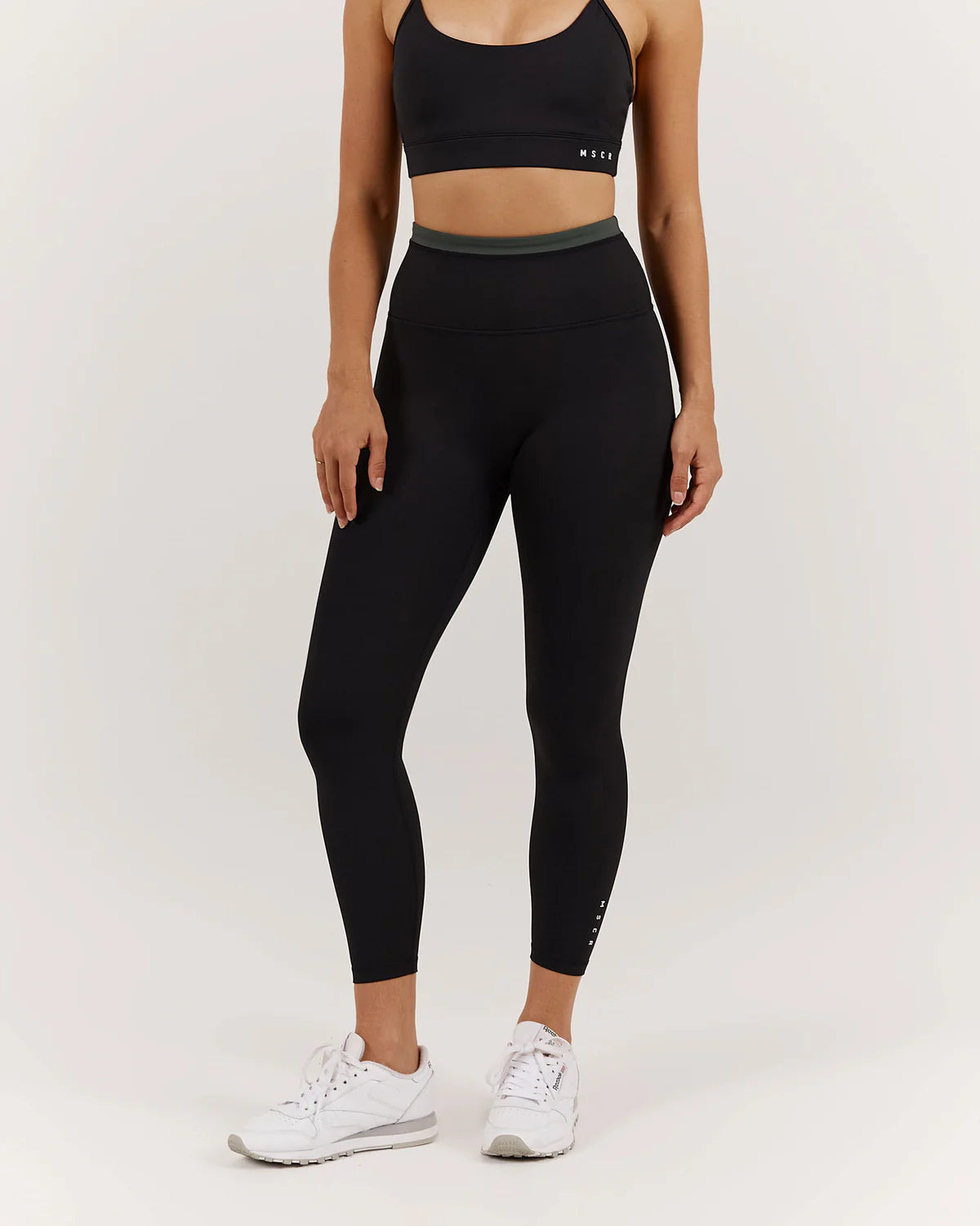 Muscle Republic | MVP Leggings 7/8 - Black Fern Stylish Everyday Leggings