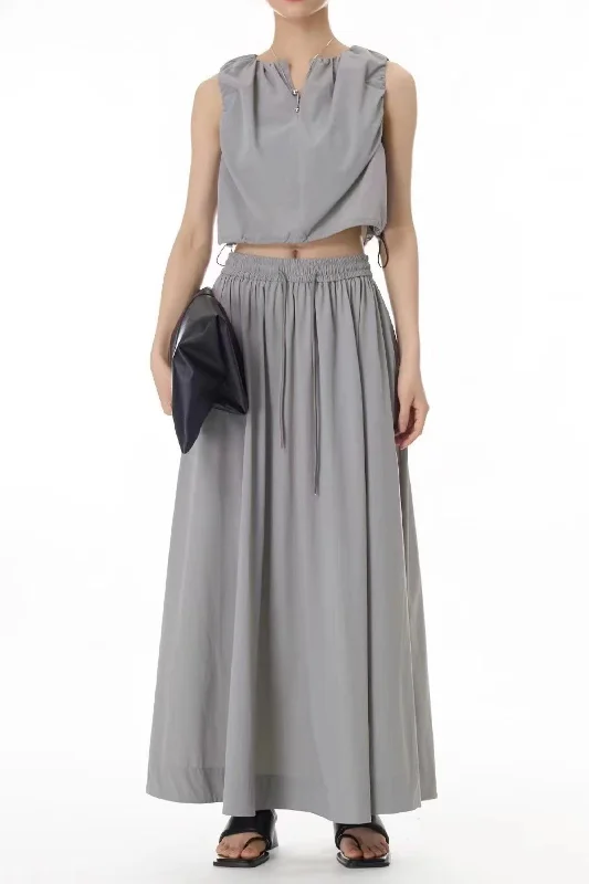 Relaxed Fit Crop Top and Skirt Coord Set tulle skirt dreamy