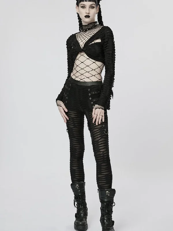 Goth decadent leggings【s0000001082】 Stylish Patterned Active Leggings