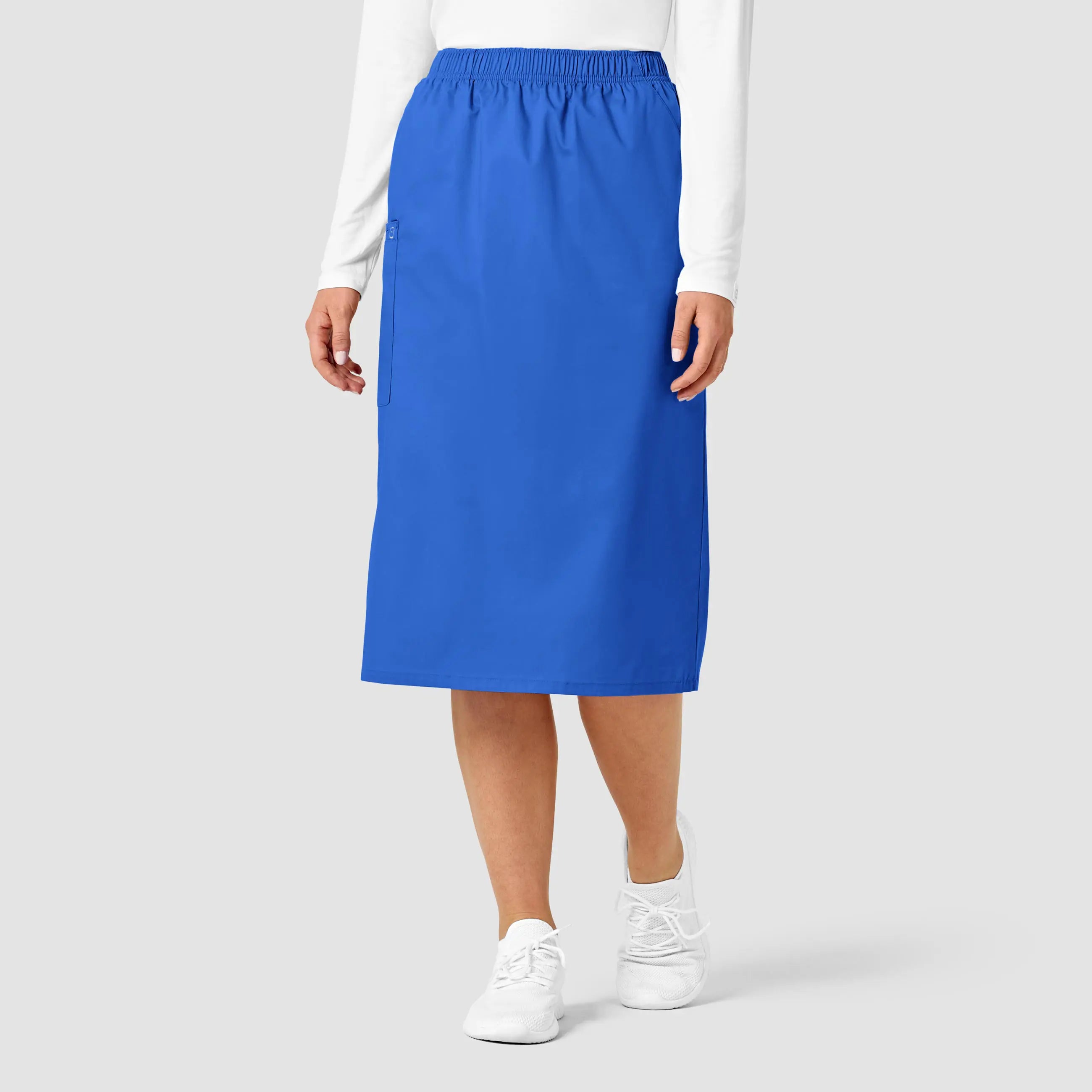 Wink Women's Pull On Cargo Skirt - Royal Blue chiffon skirt airy