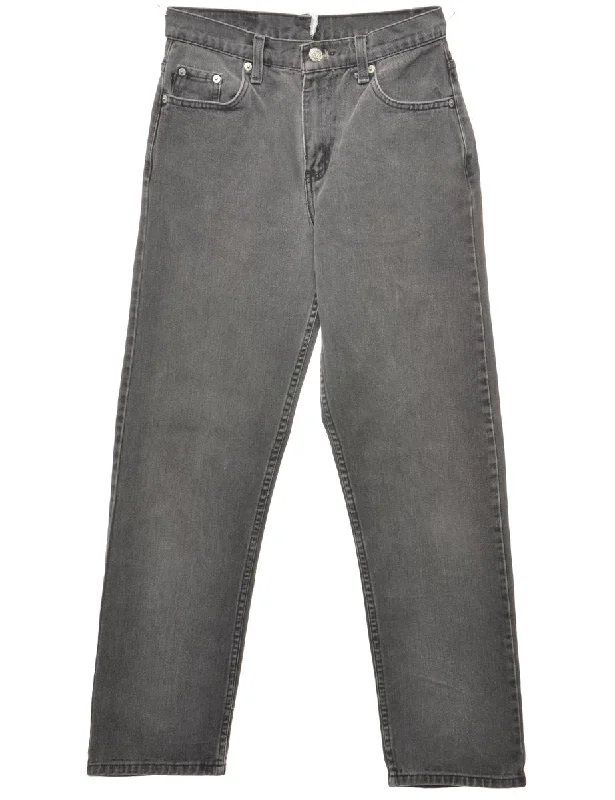 Grey Ralph Lauren Tapered Jeans - W26 L28 Trendy Layered Pocket Jeans