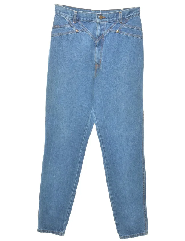 High Waist Tapered Jeans - W30 L31 Chic Vintage-Inspired Denim Jeans