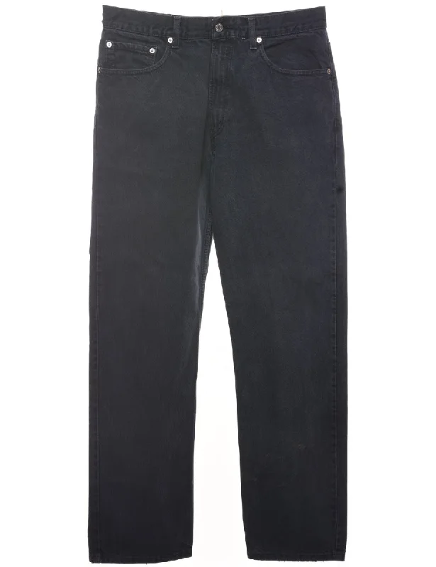 Indigo Levis 505 Jeans - W34 L32 Comfortable Zip-Fly Denim Jeans