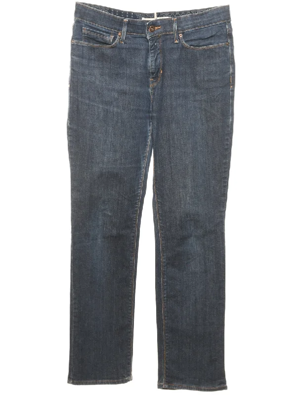 Indigo Levi's Jeans - W32 L30 Fashionable Frayed Hem Denim