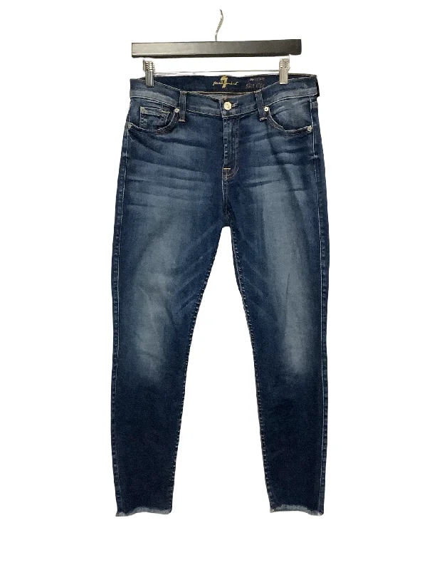 7 For All Mankind Pant Jeans Mid Rise Straight Leg Size: M, 29, 8 Comfortable Mid-Rise Jeans