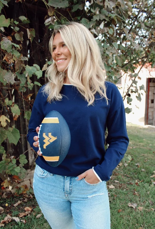 Navy Nights Sweater Seamless Knitted Crochet