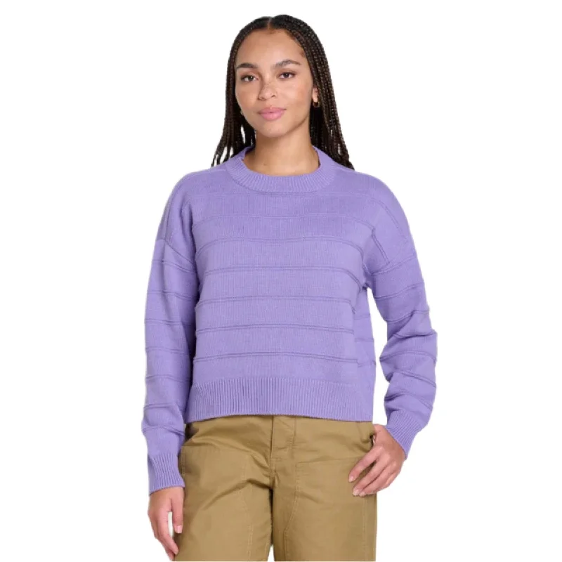 Bianca II Crew Sweater Silk Blend Satin Velvet