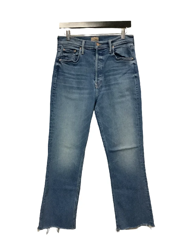 Mother Pant Jeans High Rise Wide Leg Size: M, 29, 8 Comfortable Full-Length Denim Jeans