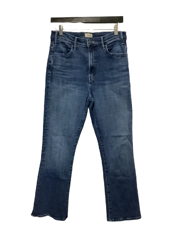 Mother Pant Jeans Mid Rise Straight Leg Size: M, 29, 8 Trendy Button-Up High-Waist Jeans